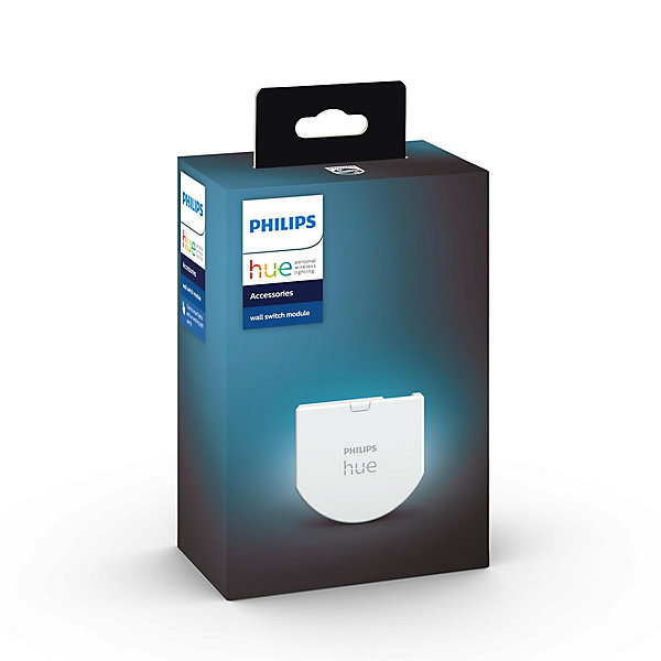 Module d'interrupteur mural Philips Hue éclairage connecté IP 20 4,3 x 1 x 3,8 cm