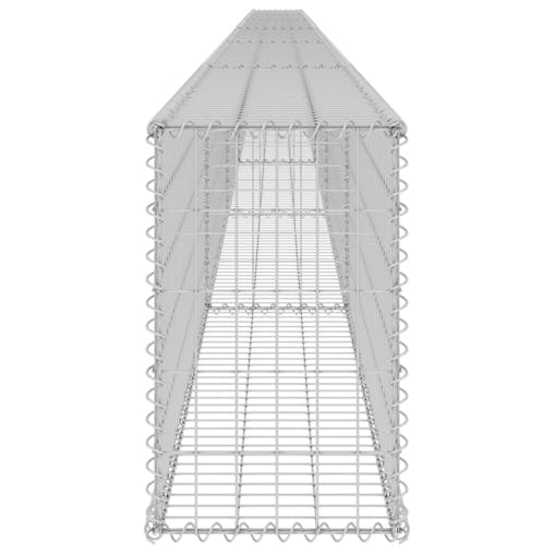 NNEVL Gabion Wall with Covers Galvanised Steel 900x30x50 cm