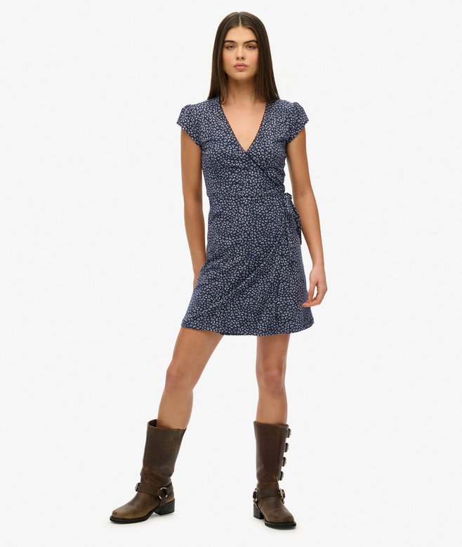 Athletic Essentials Wrap Dress