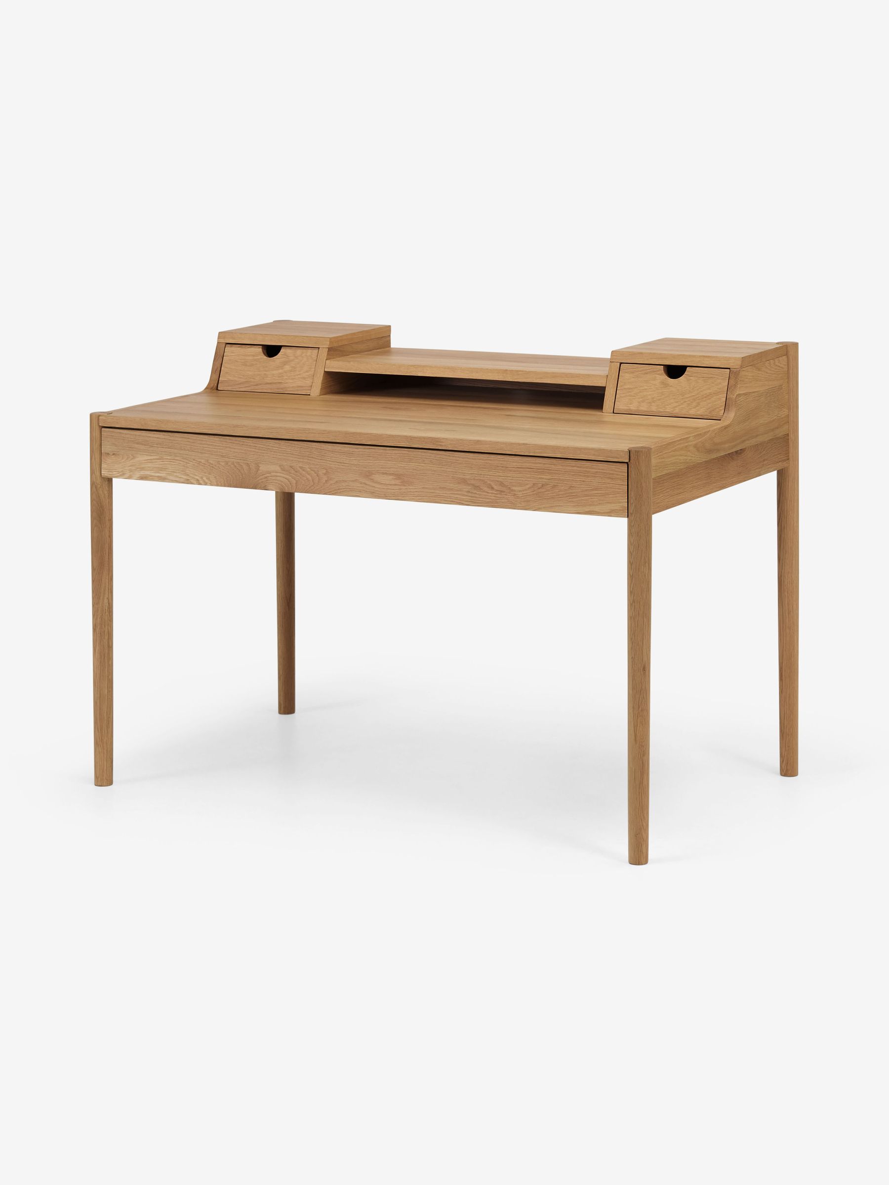Leonie Wide Office Desk in Oak