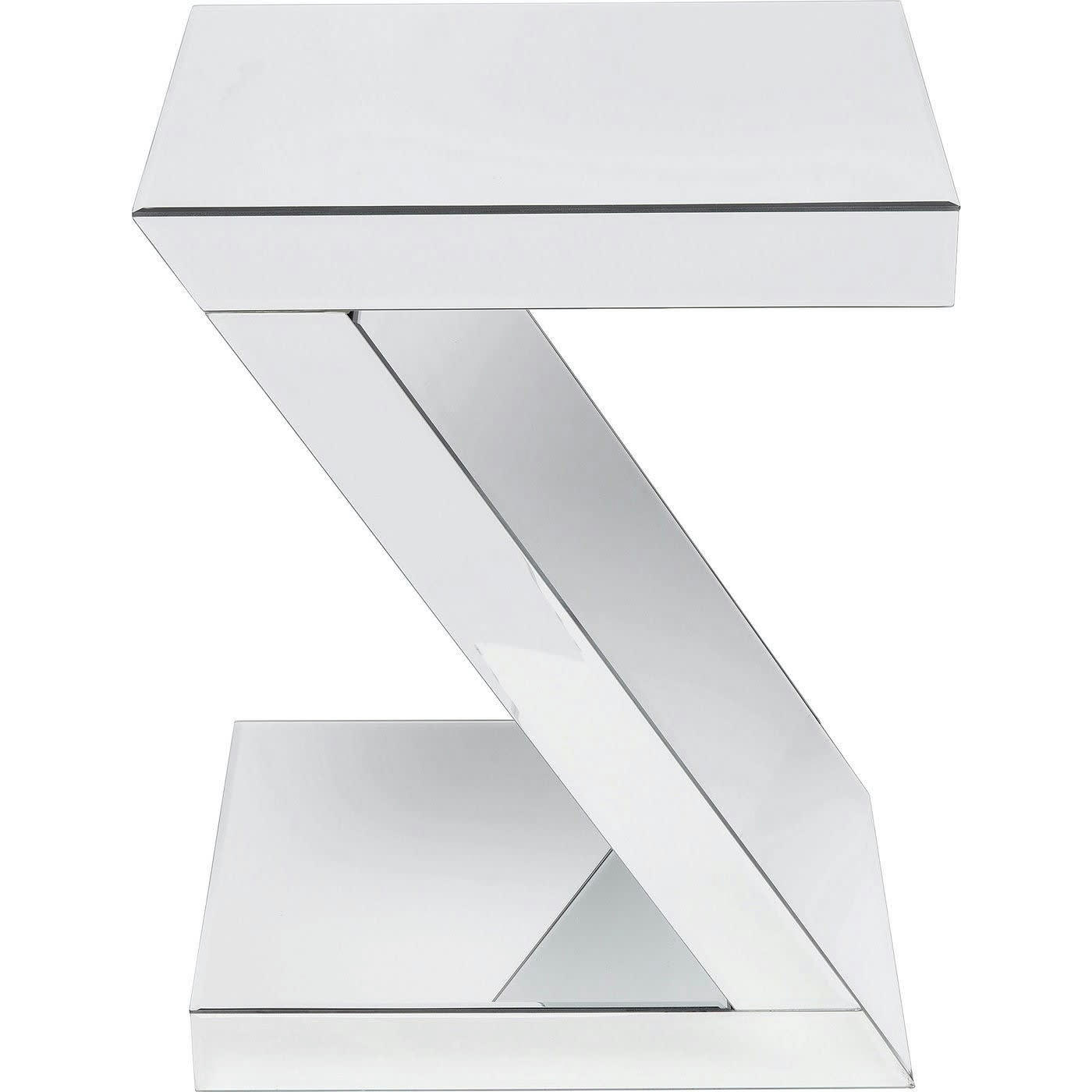LUXURY - Table d'appoint en verre miroir