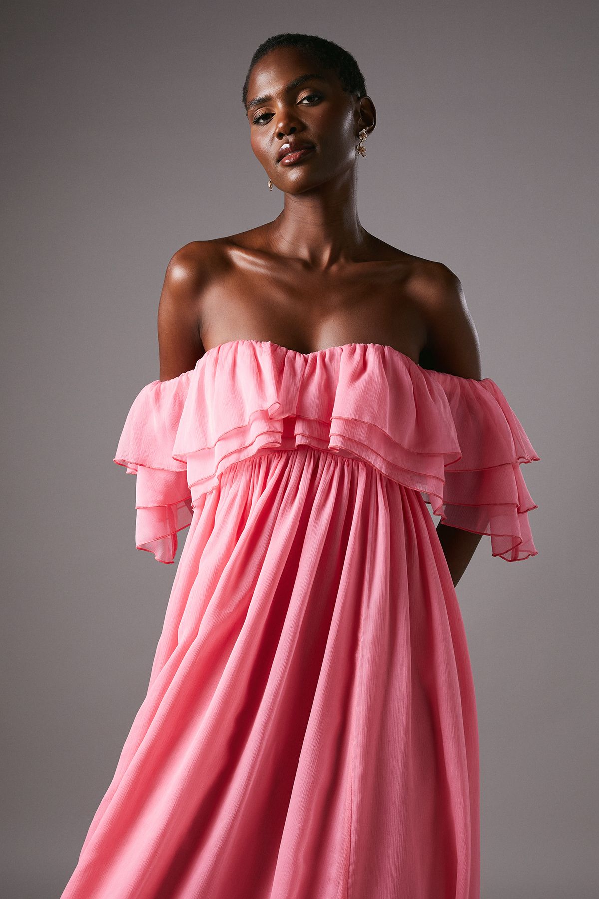 Coast Off Shoulder Ruffle Dress