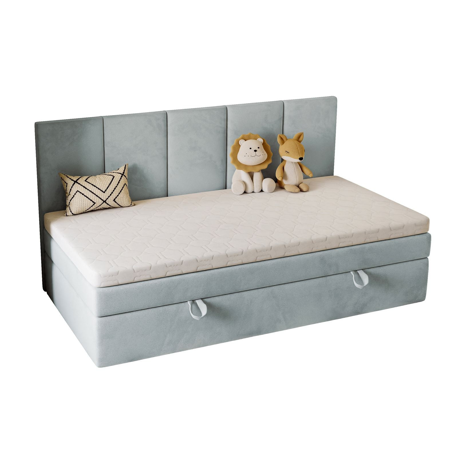 Łóżko ELZA MINI 80x200 Jasmine 73 z topperem