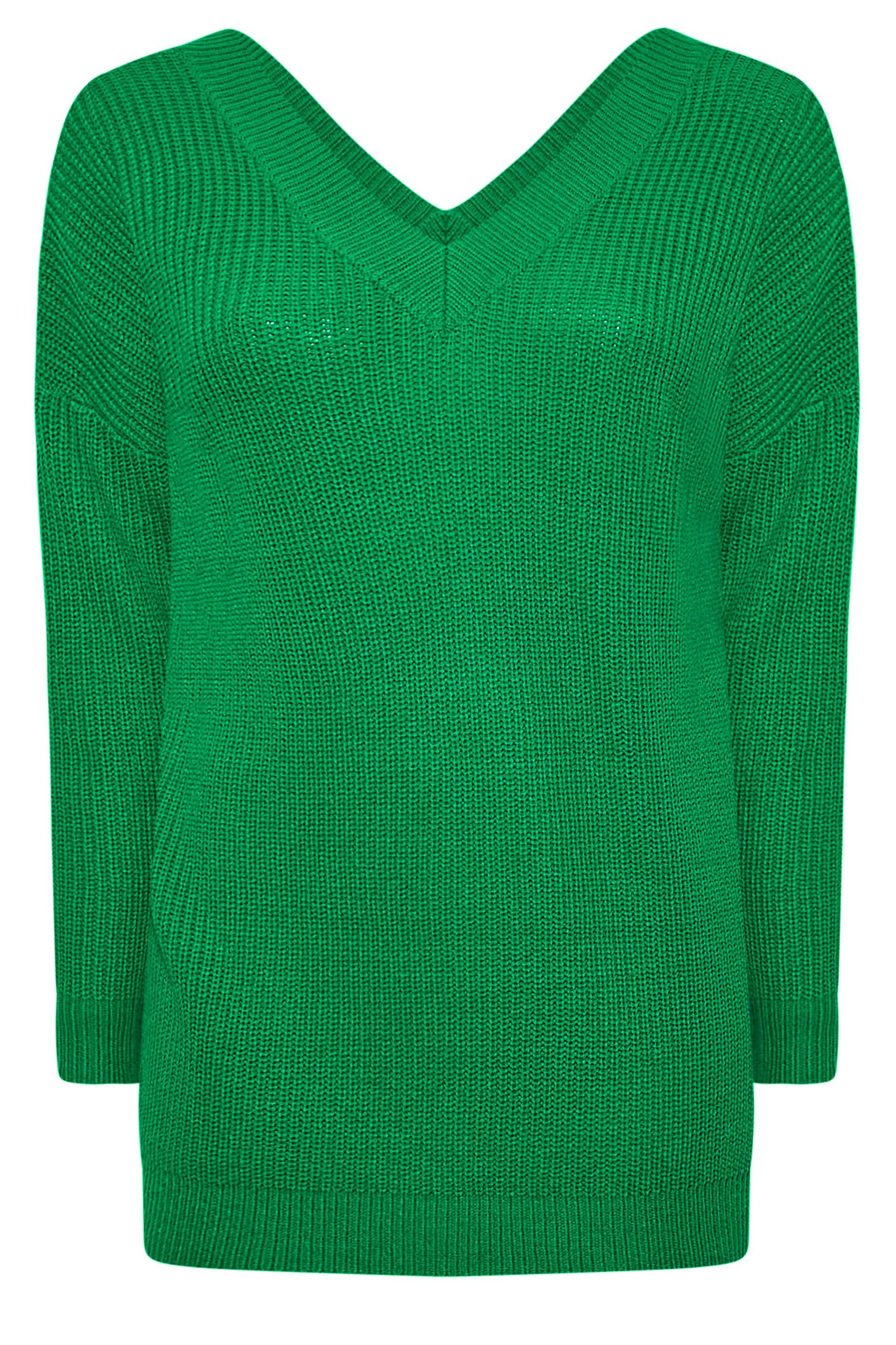 Yours V-Neck Knitted Jumper
