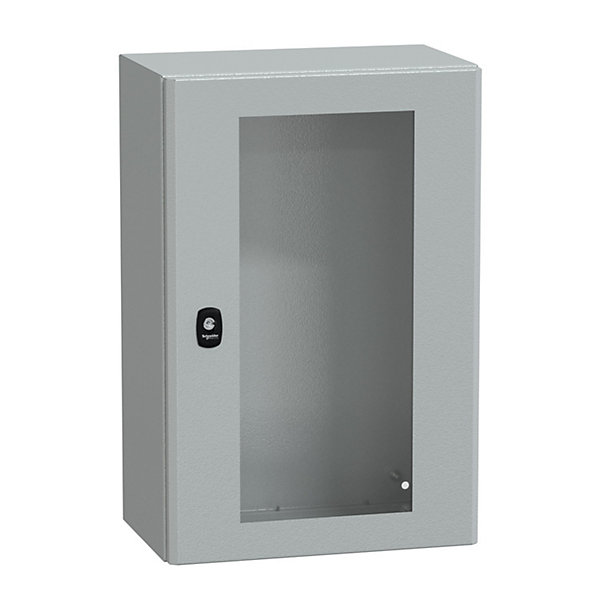 Nsys3d6425t Coffret Métallique étanche Ip66 - 600x400x250 - Porte Vitrée - Spacial S3d - Schneider Electric