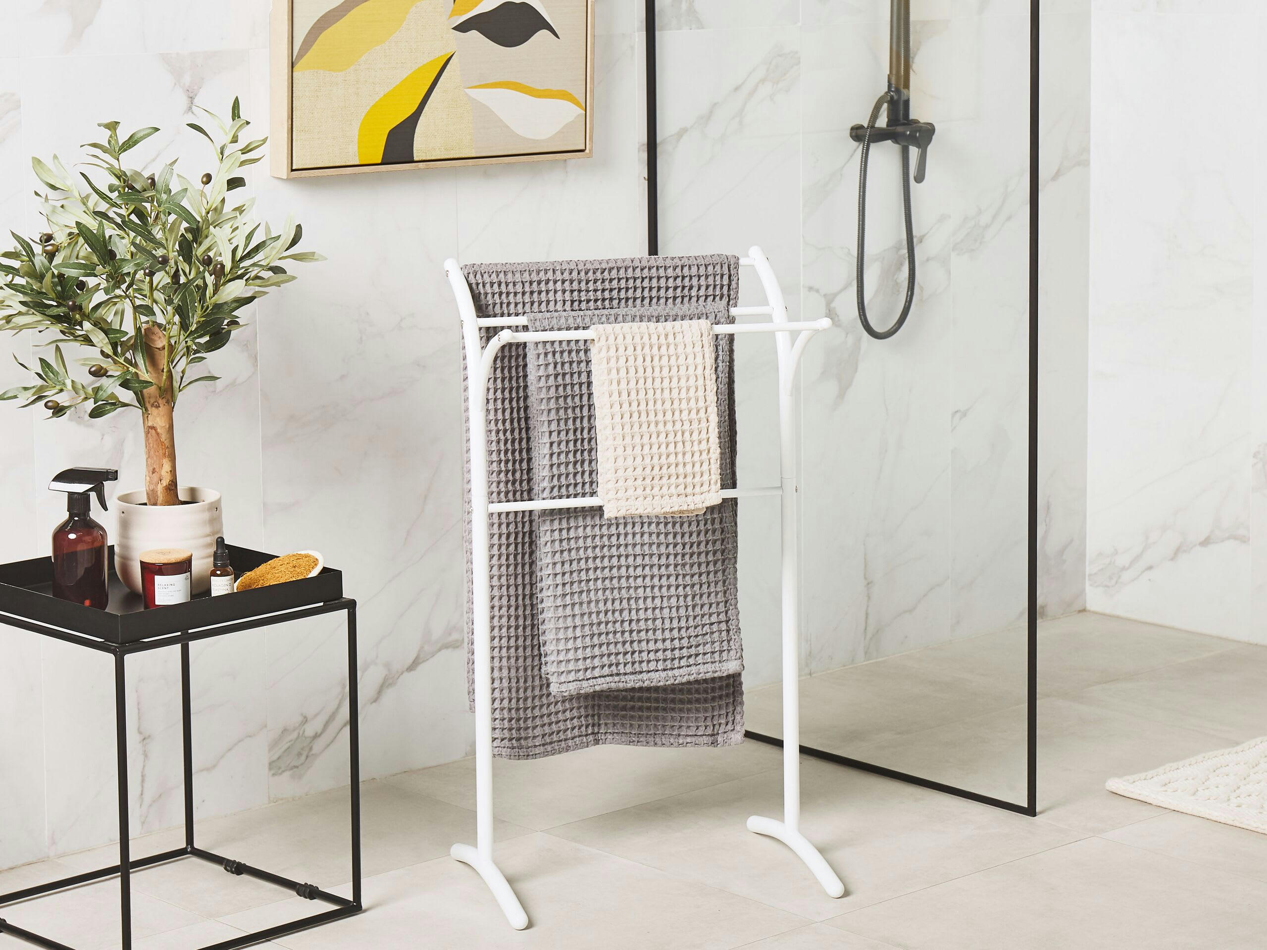 YOPAL - Porte-serviettes 51 x 91 cm blanc