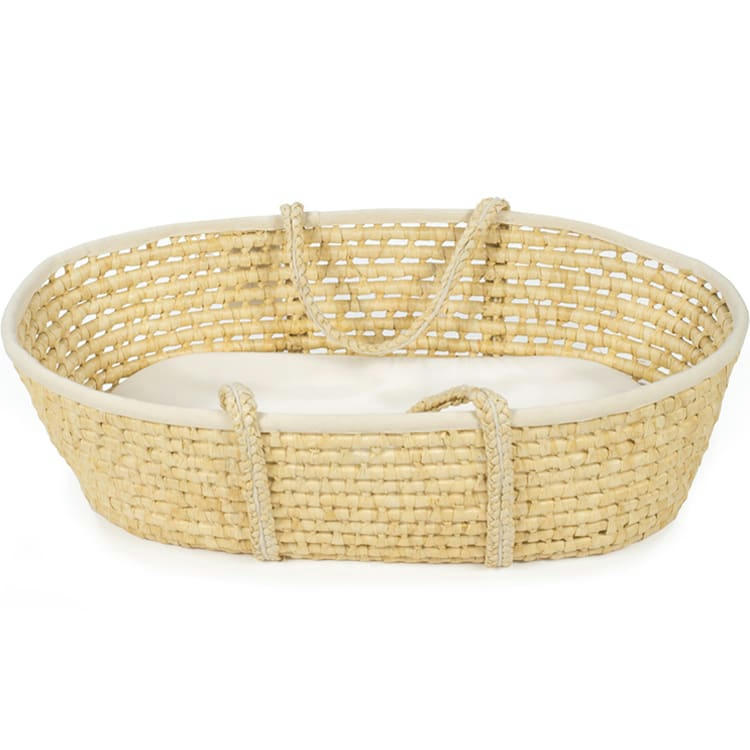 - Couffin en osier naturel