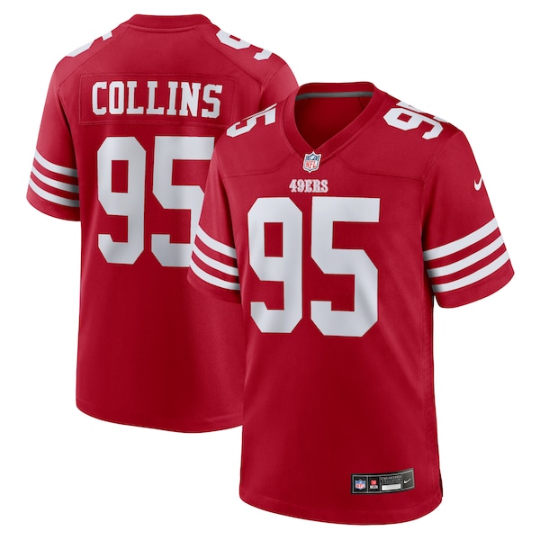 Alfred Collins San Francisco 49ers Nike Team Game Jersey -  Scarlet