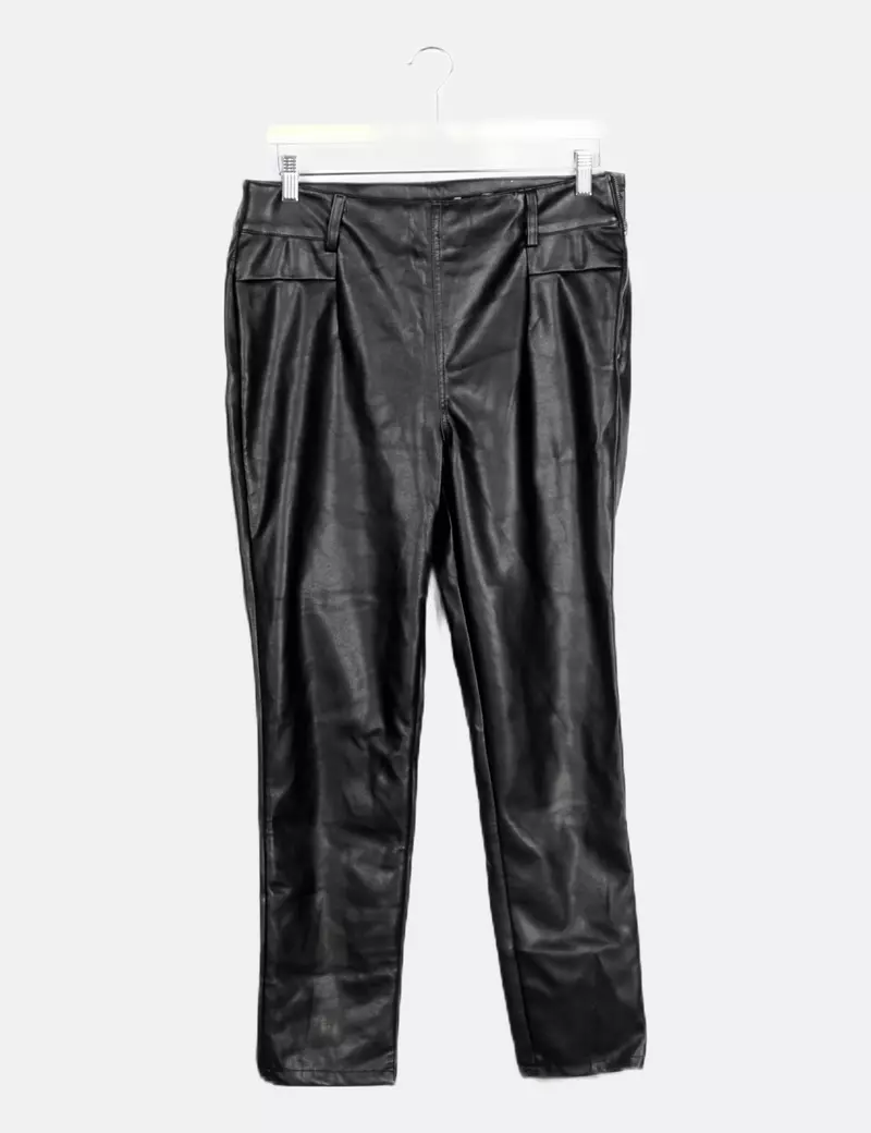Camaïeu slacks skinny, slim Leatherette