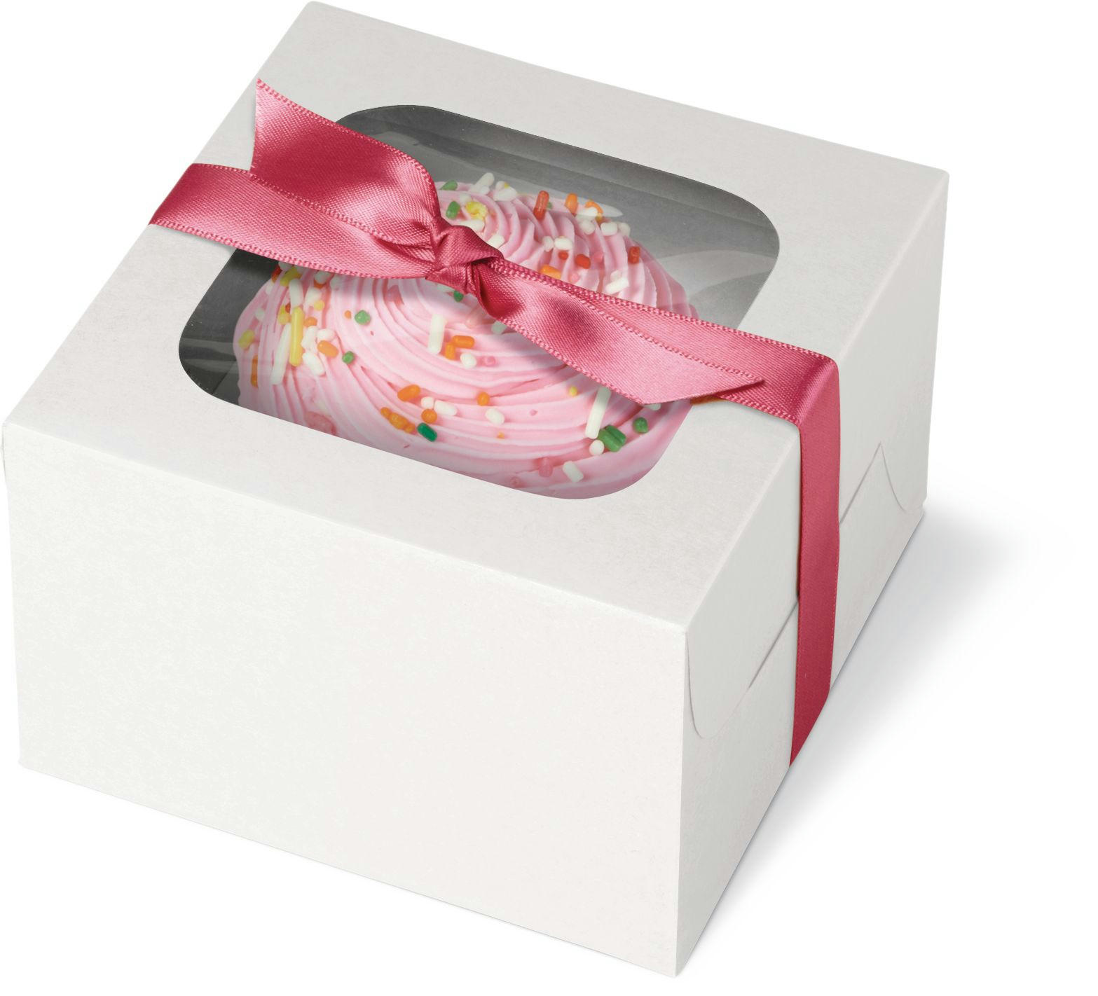Wilton Square-Shaped Cupcake Boxes, White, 3-pk