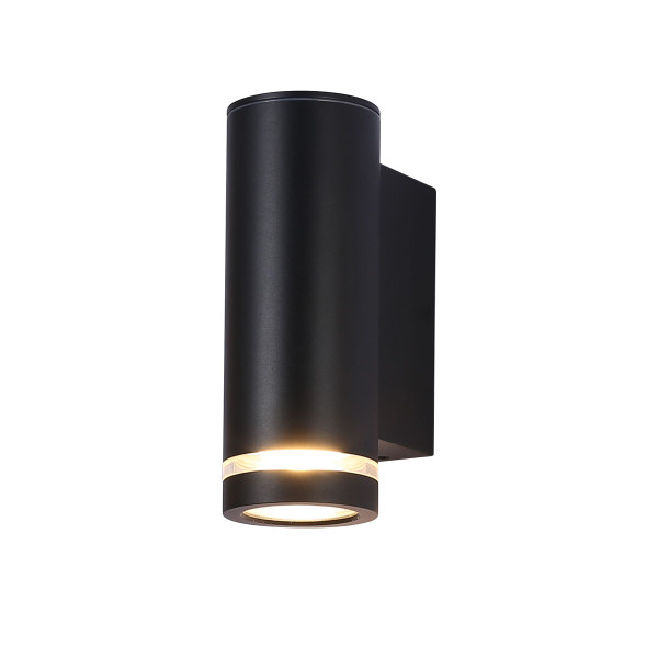 Kinkiet zewnętrzny Fondo 3K czarny piaskowany LED 10W 3000K 726lm Italux