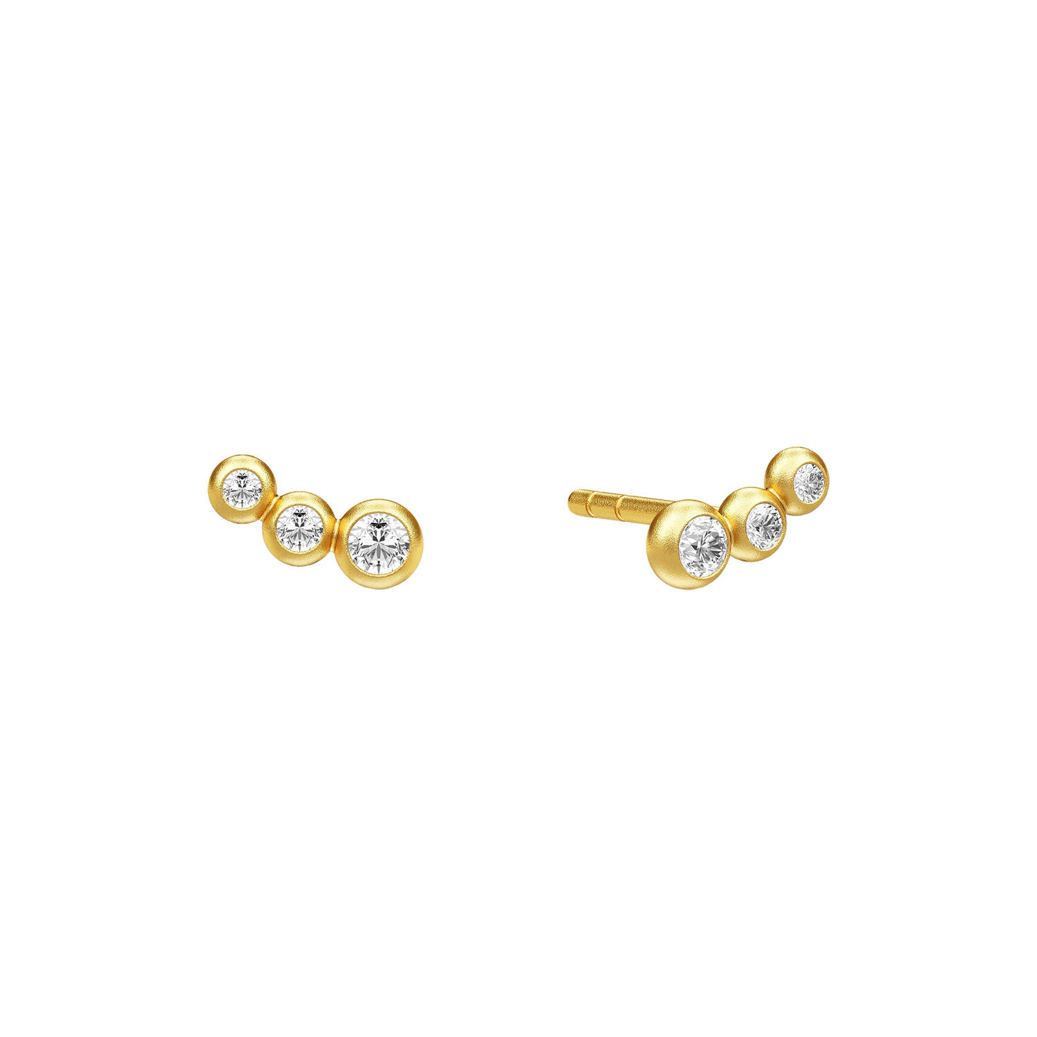 Etcetera Earstuds, gold
