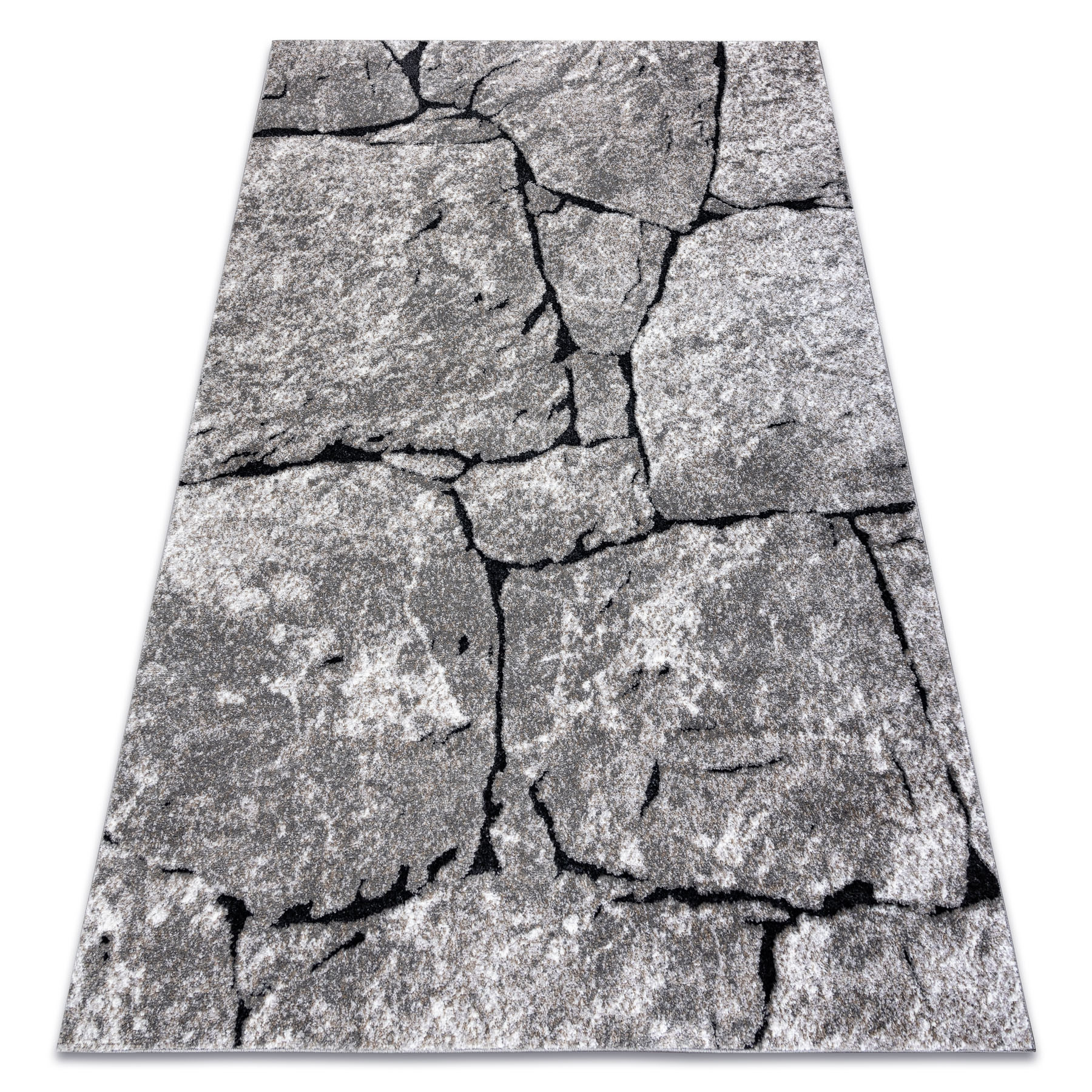 Dywan nowoczesny COZY 8985 Brick Kostka brukowa, kamień - 280x370 cm