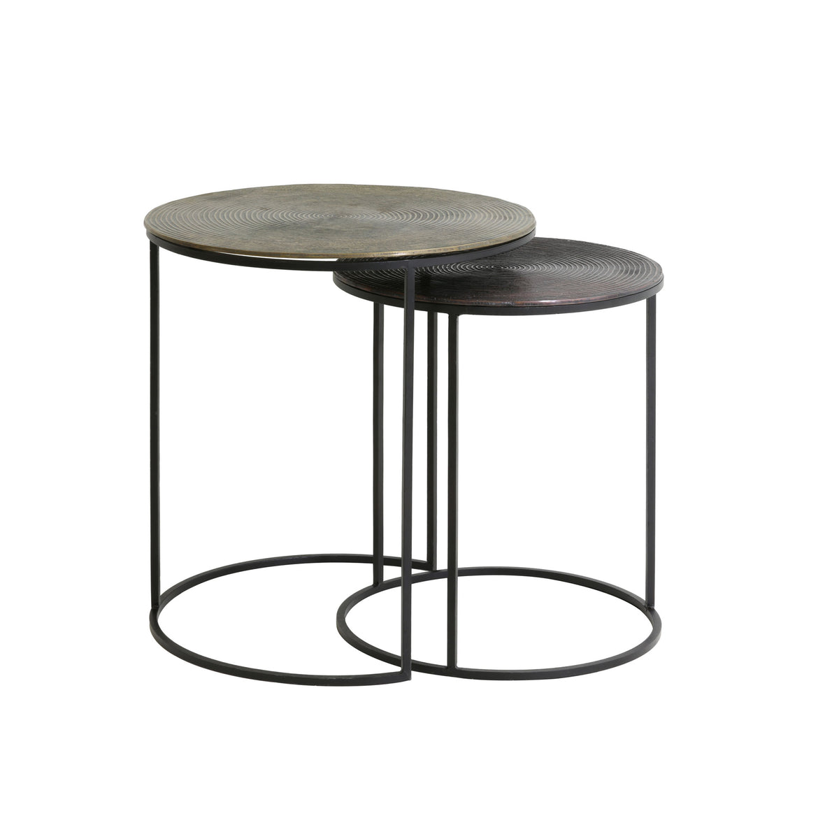 Light & Living bijzettafel TALCA - brons - Ø49cm
