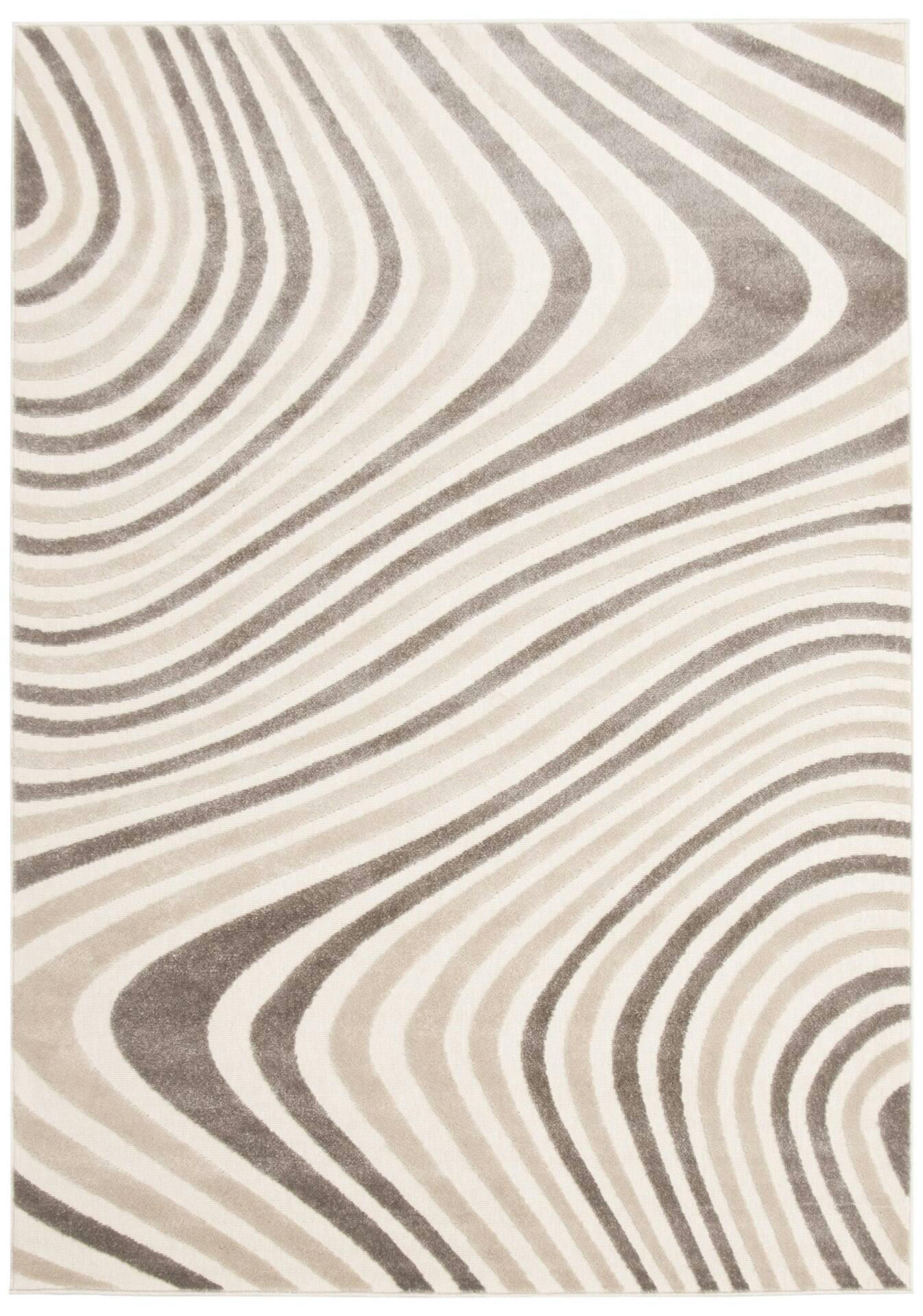 ECARPET Zuma Indoor Area Rug, Ivory, Assorted Sizes