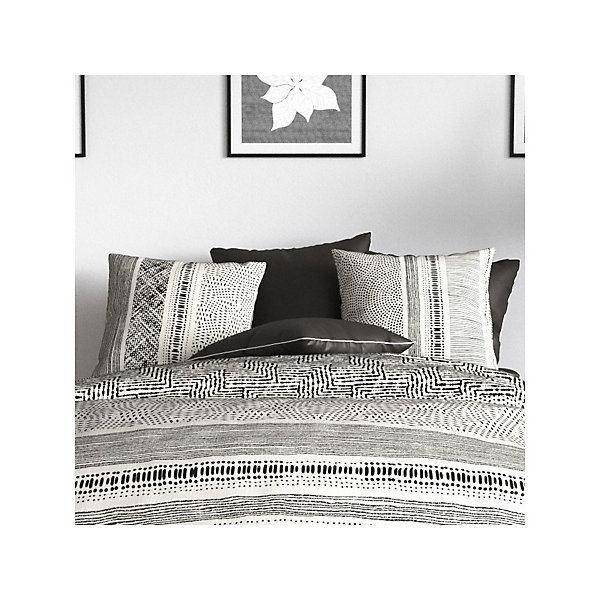 Housse de couette 260x240   2 taies en coton 57 fils