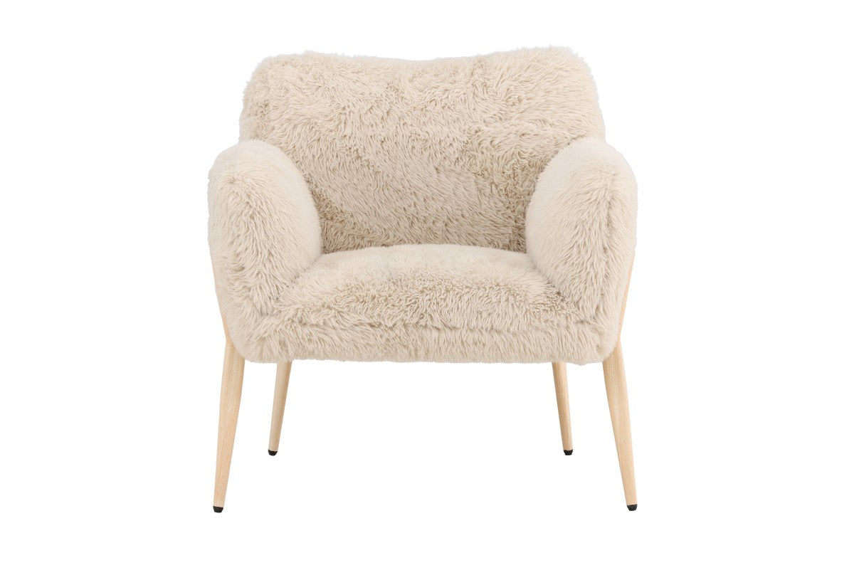 Rebellenclub Norana Fauteuil - 70x78x77cm - Beige