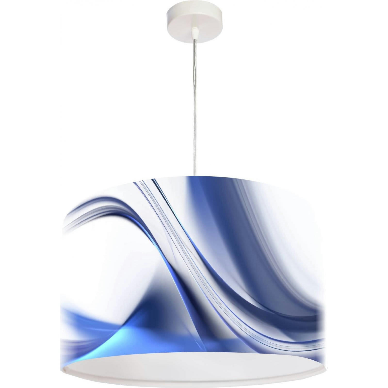 MAGIC OF COLOR - Suspension Tissu Bleu