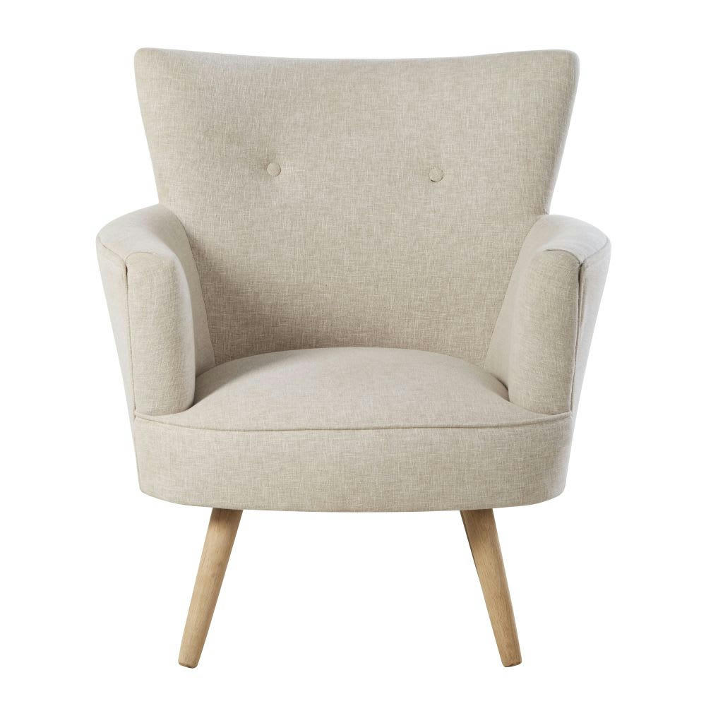 Sao Paulo - Fauteuil vintage beige