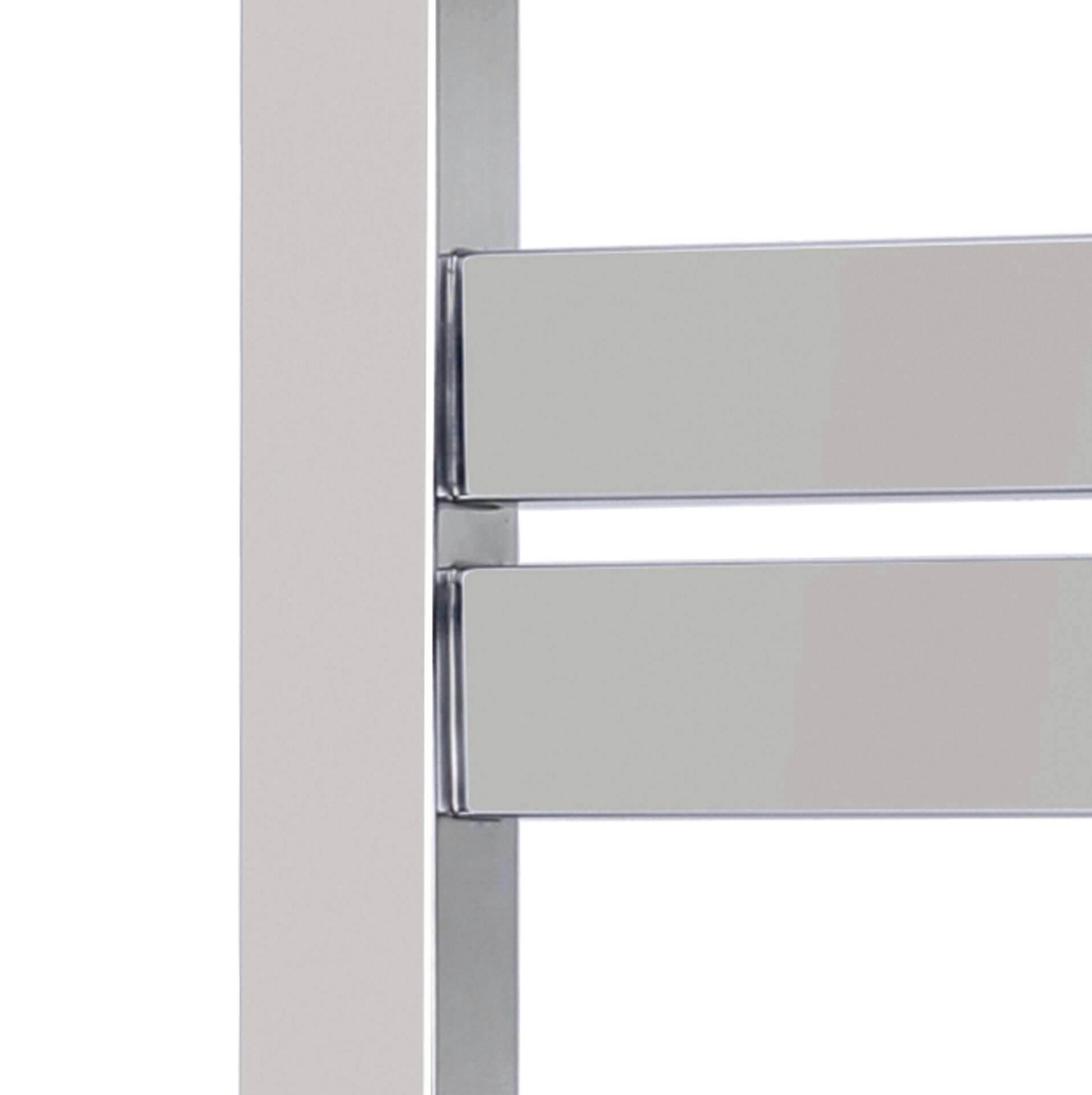 WarmlyYours Grande Towel Warmer, Polished Stainless Steel, 12-Bars