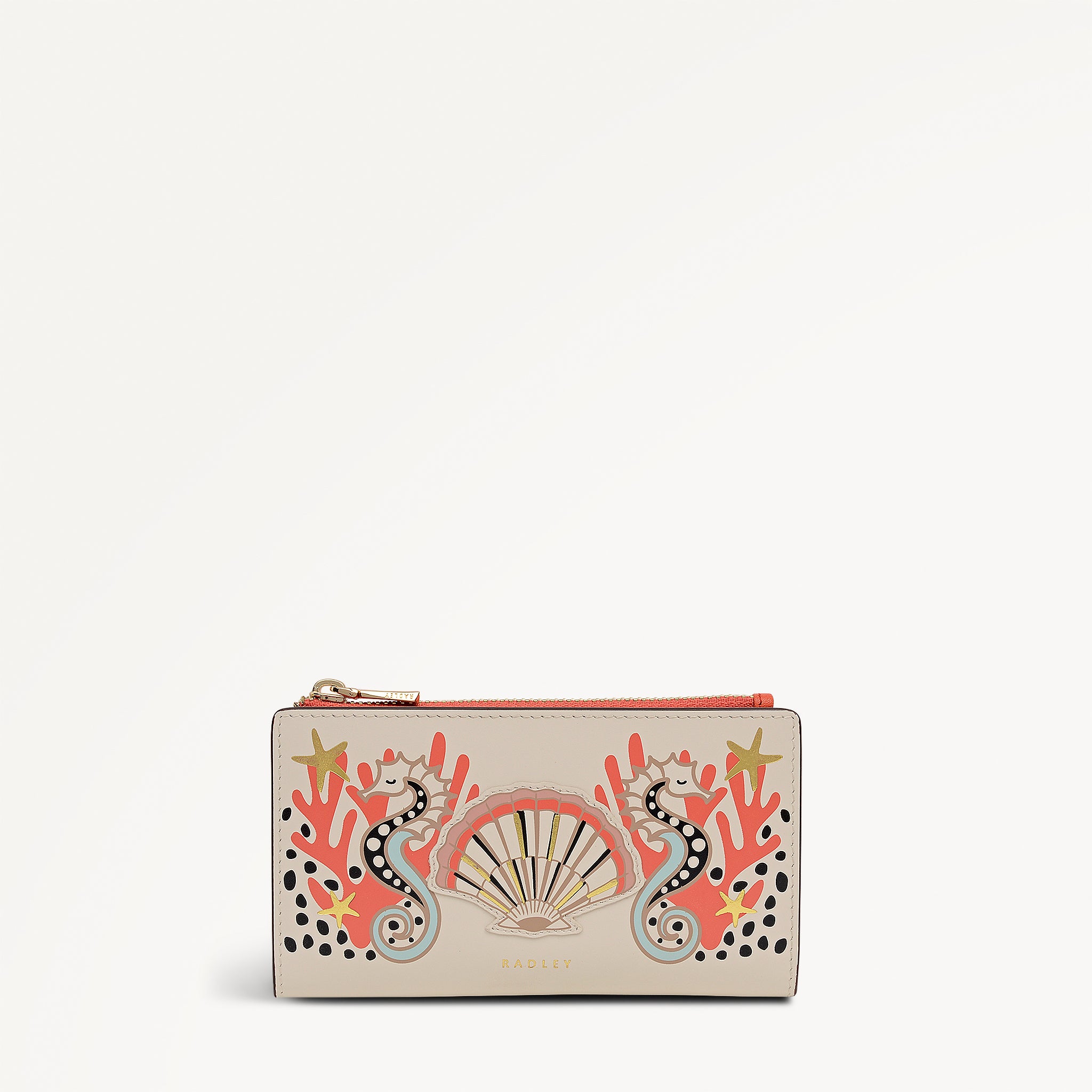 Coin Street - Seahorse - Medium Ziptop Purse