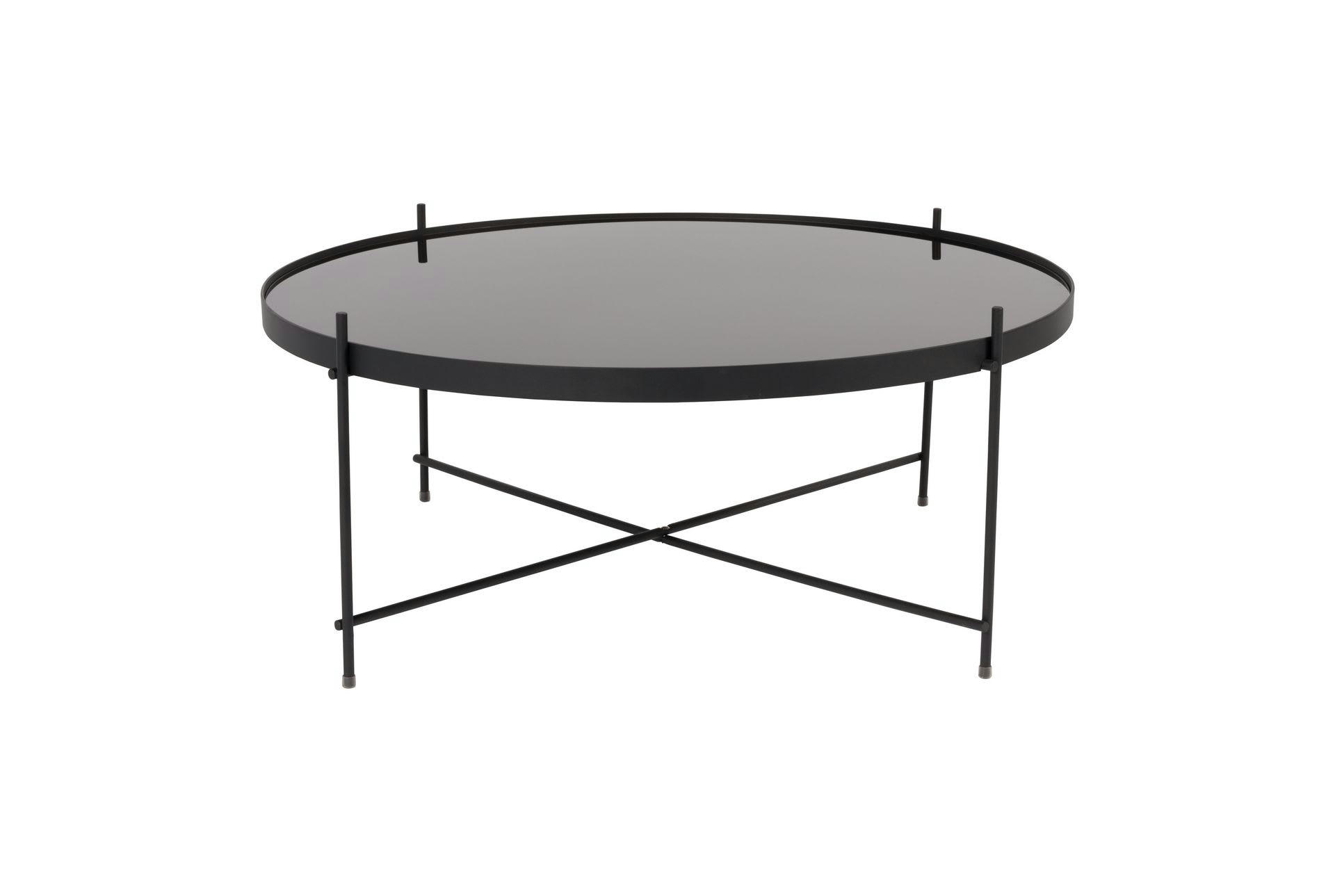 CUPID - Table d'appoint XXL en métal noir
