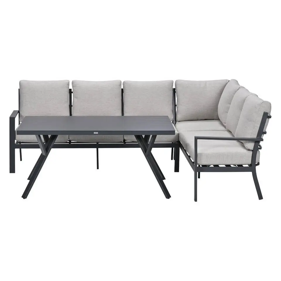 Garden Impressions Senja lounge dining set 3-delig rechts - sandstone