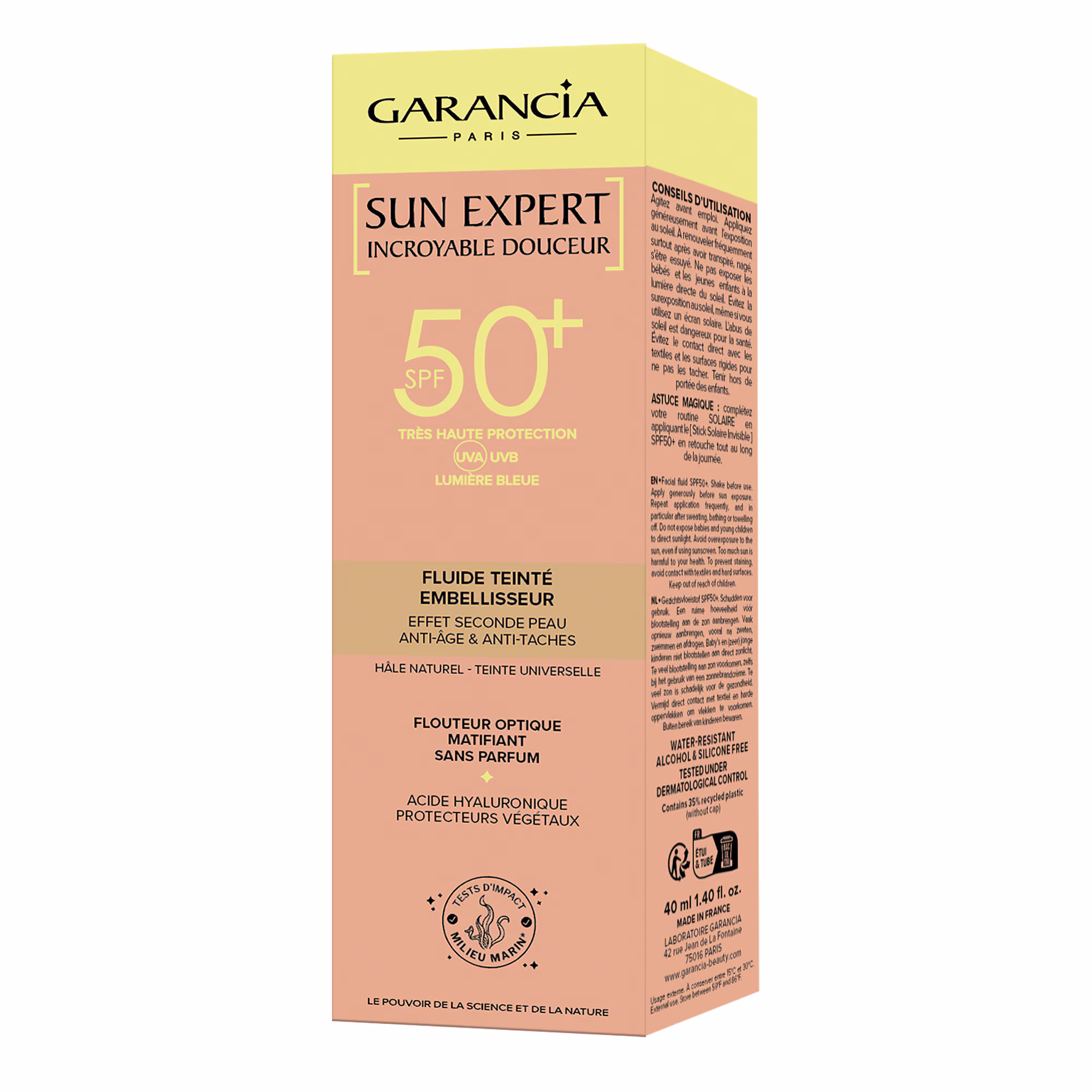 SUN EXPERT INCROYABLE DOUCEURFluide teinté embellisseur