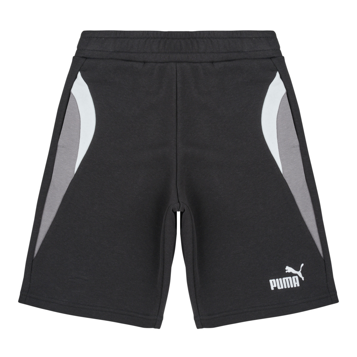 Puma - ESS BLOCK Shorts TR - Black / Grey / White