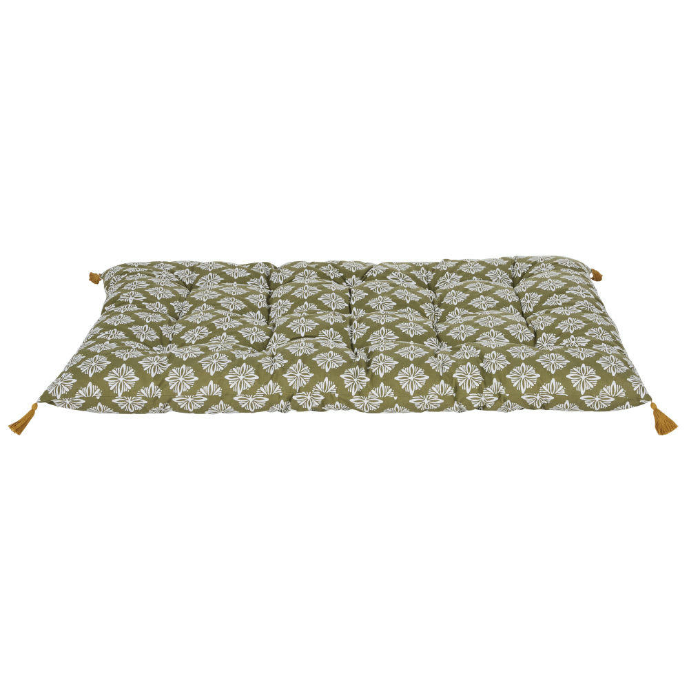 MARGARISE - Surmatelas vert kaki 120x80