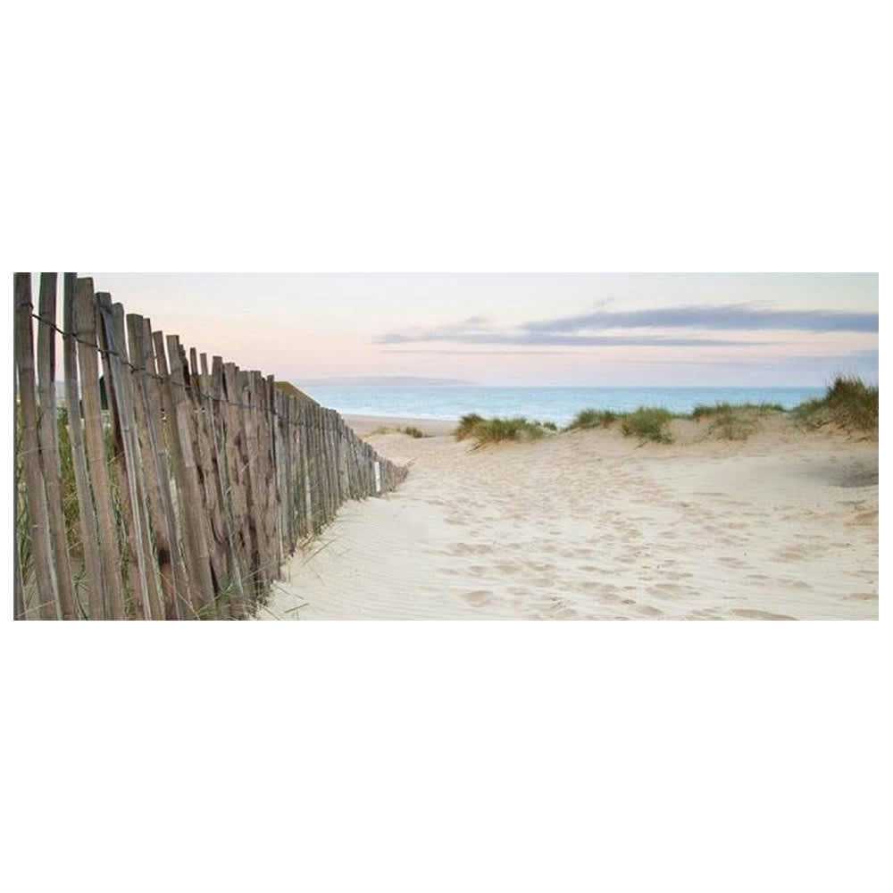 - Tableau impression sur toile plage solitaire 30x90cm