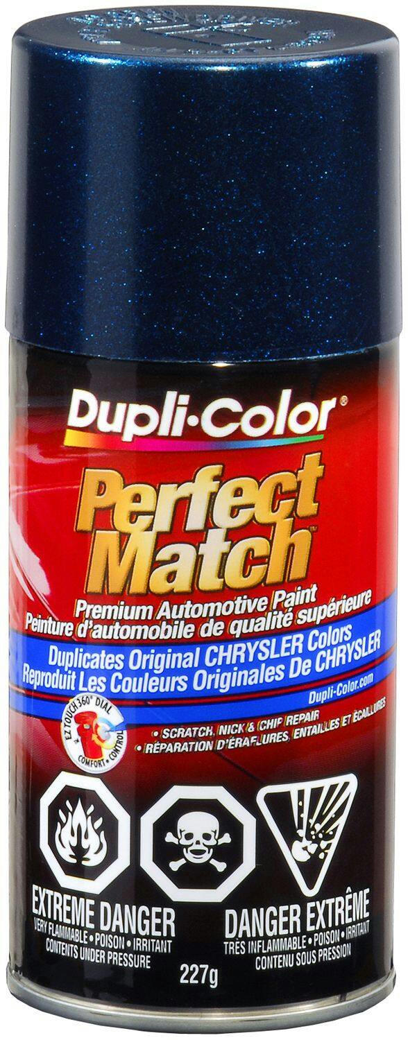 Dupli-Color Perfect Match Premium Acrylic Lacquer Automotive Aerosol Spray Paint, Navy Blue (PC8), 227-g