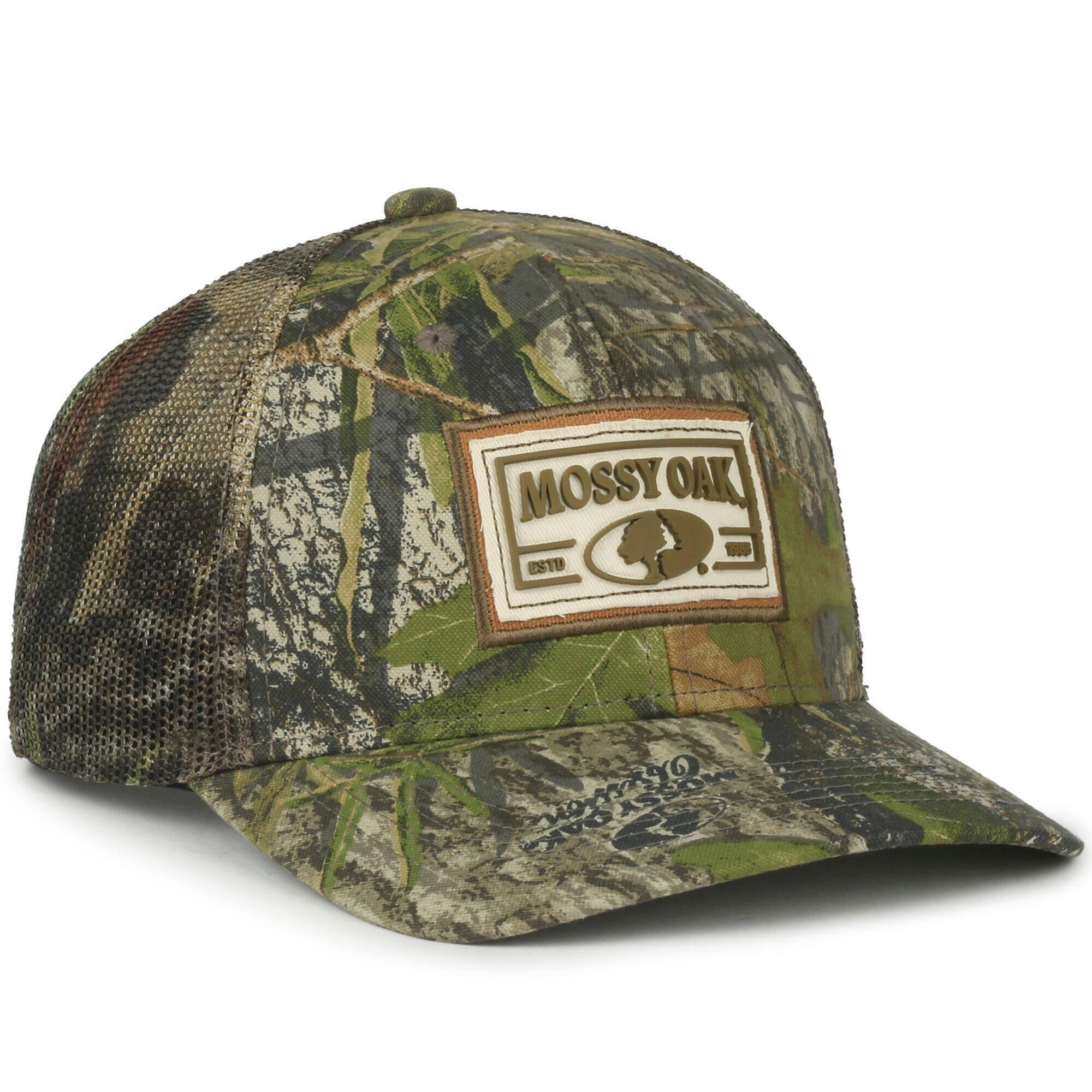 Mossy Oak Obsession 6-Panel Mid Pro Cap, Cotton/Mesh