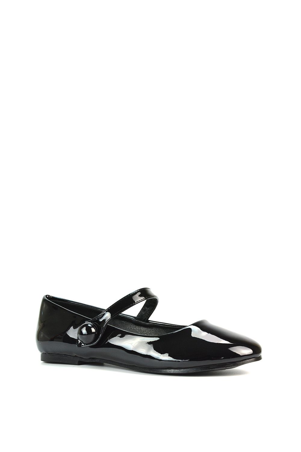 XY London Joanna' Flat Closed Toe Mary Jane Ballet Dolly Shoes Pumps