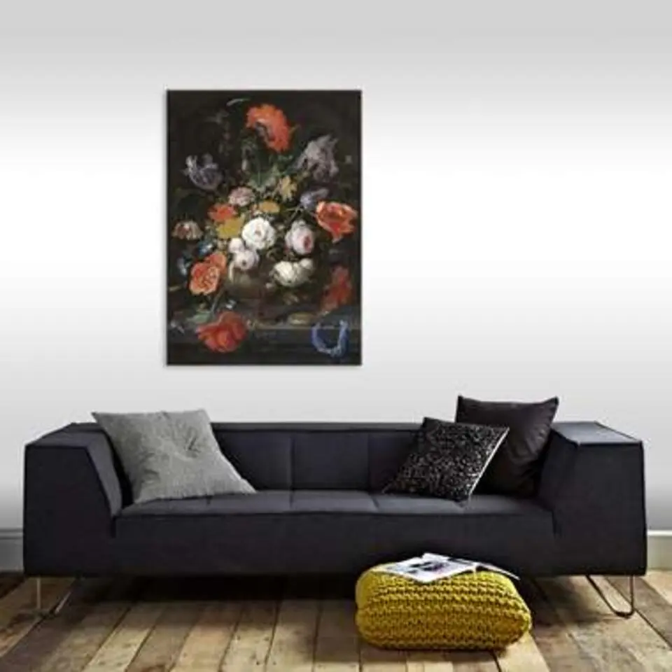 Art for the Home - Canvas Schilderij - Bloemen Stilleven - 70x100 cm