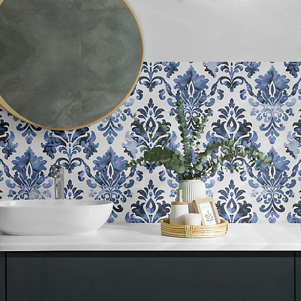 Panneau Décoratif Wallfluent 120x60 cm Motif Abstrait En Marbre 1 pièce