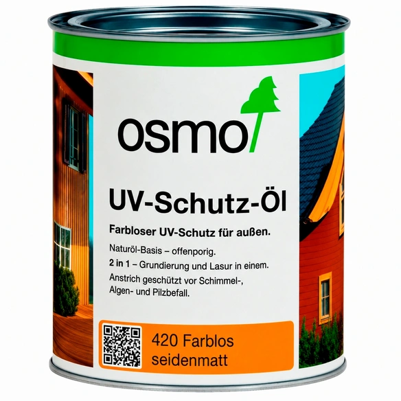 UV-Schutzöl »Extra«, für außen, 0,75 l, farblos, seidenmatt
