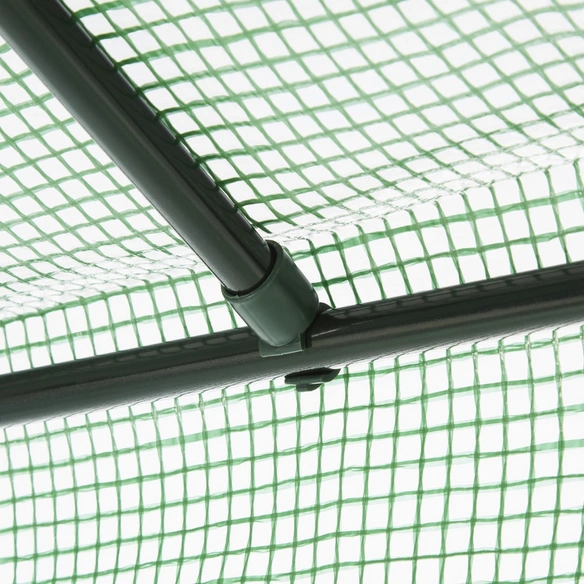 Gewächshaus, 1,17 m², Stahl/Kunststoff