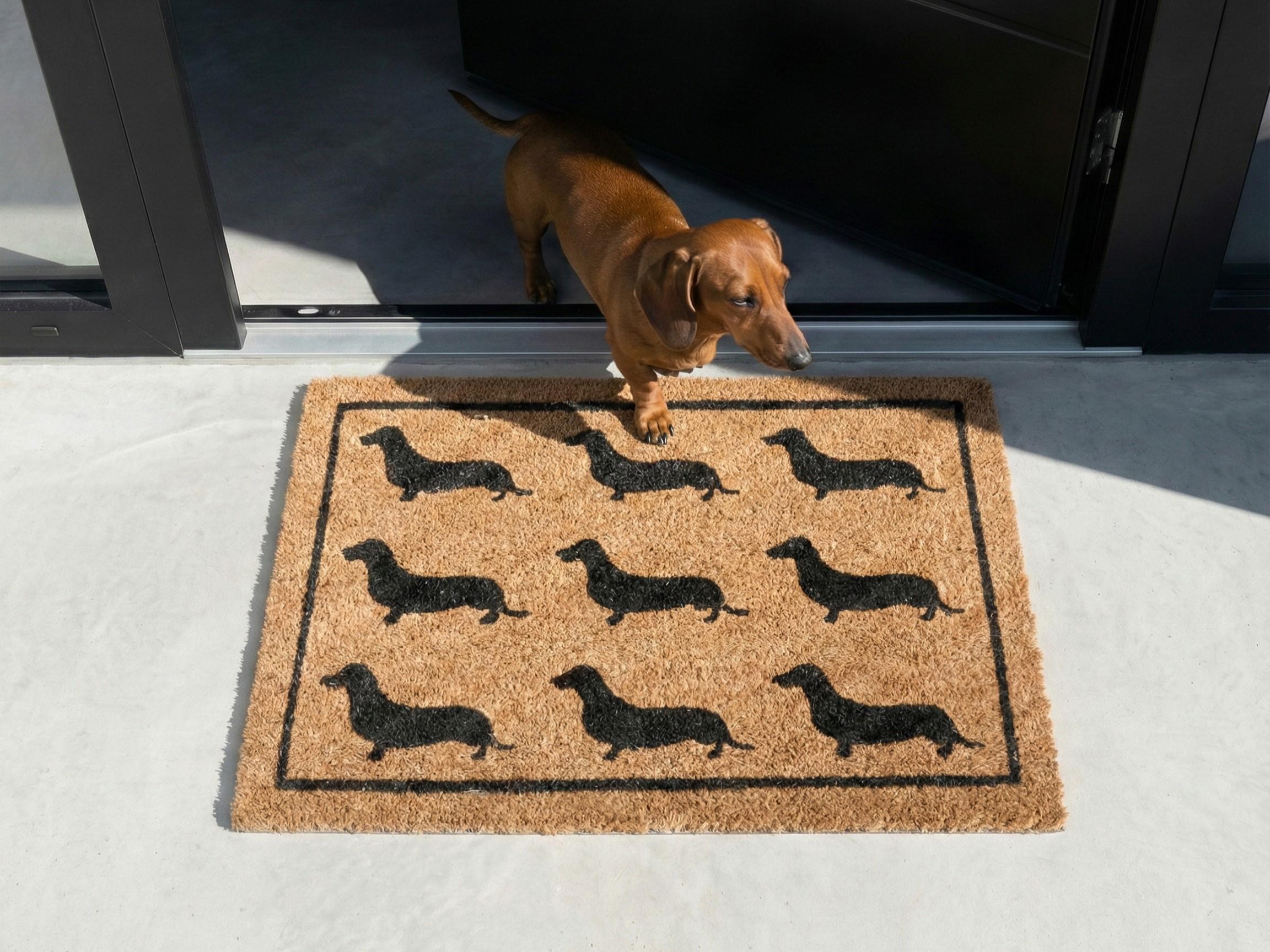 Doormat SIKARAM Natural 40 x 60 cm Dog Coir