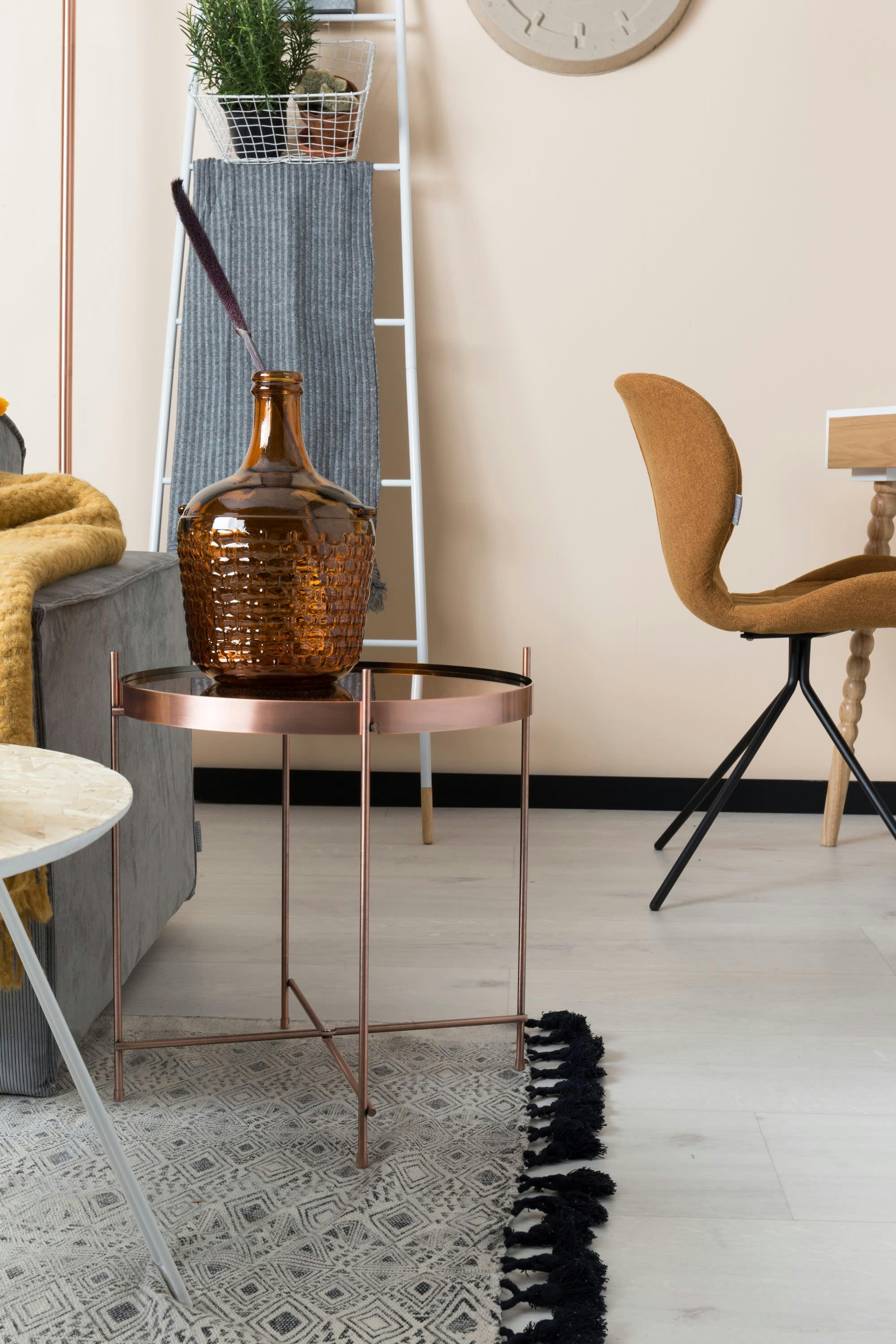 CUPID - Table d'appoint en métal cuivré