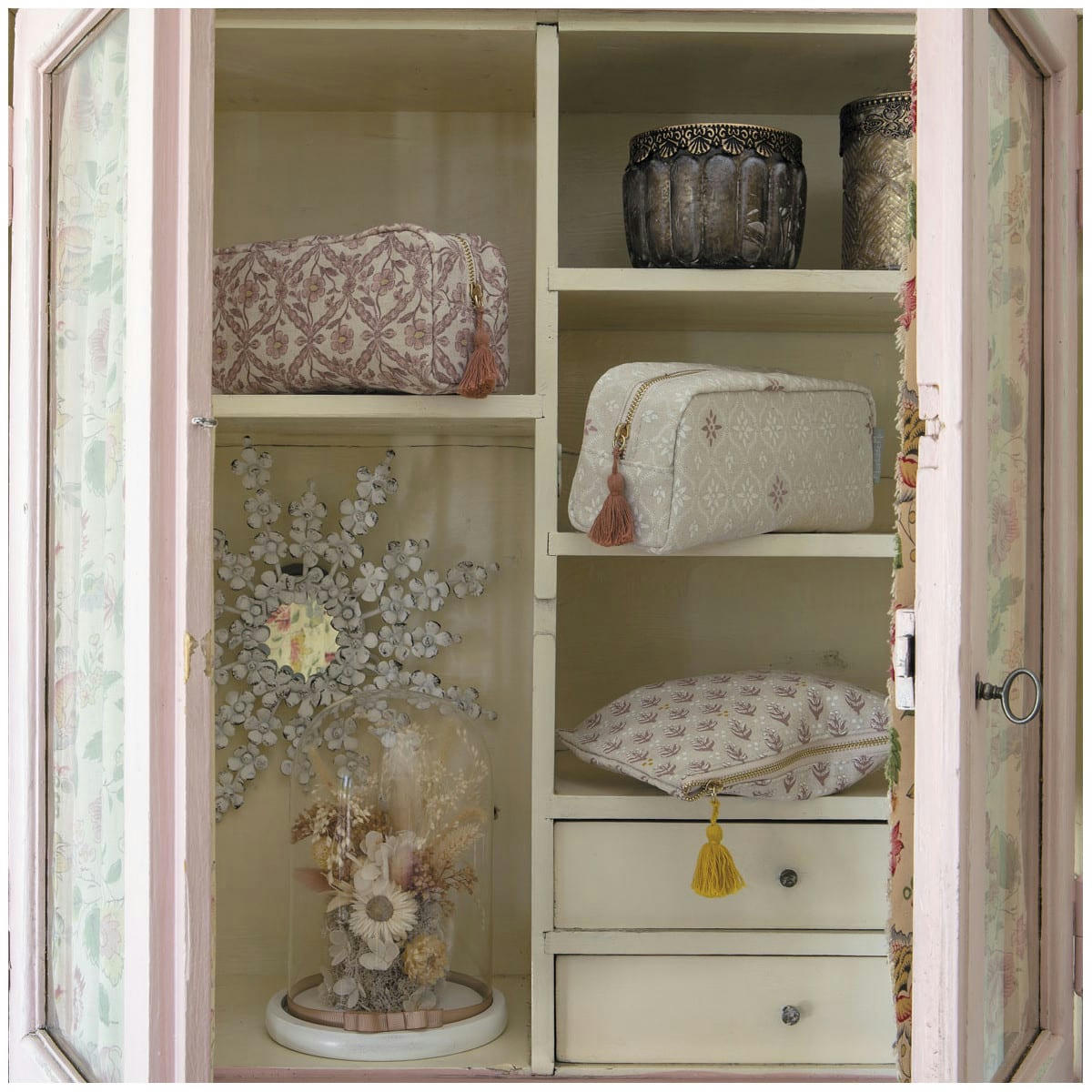 - Trousse aux imprimés indiennes