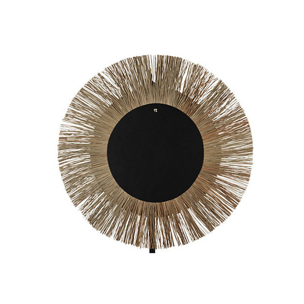 Miroir rond en fibres naturelles D.110 cm