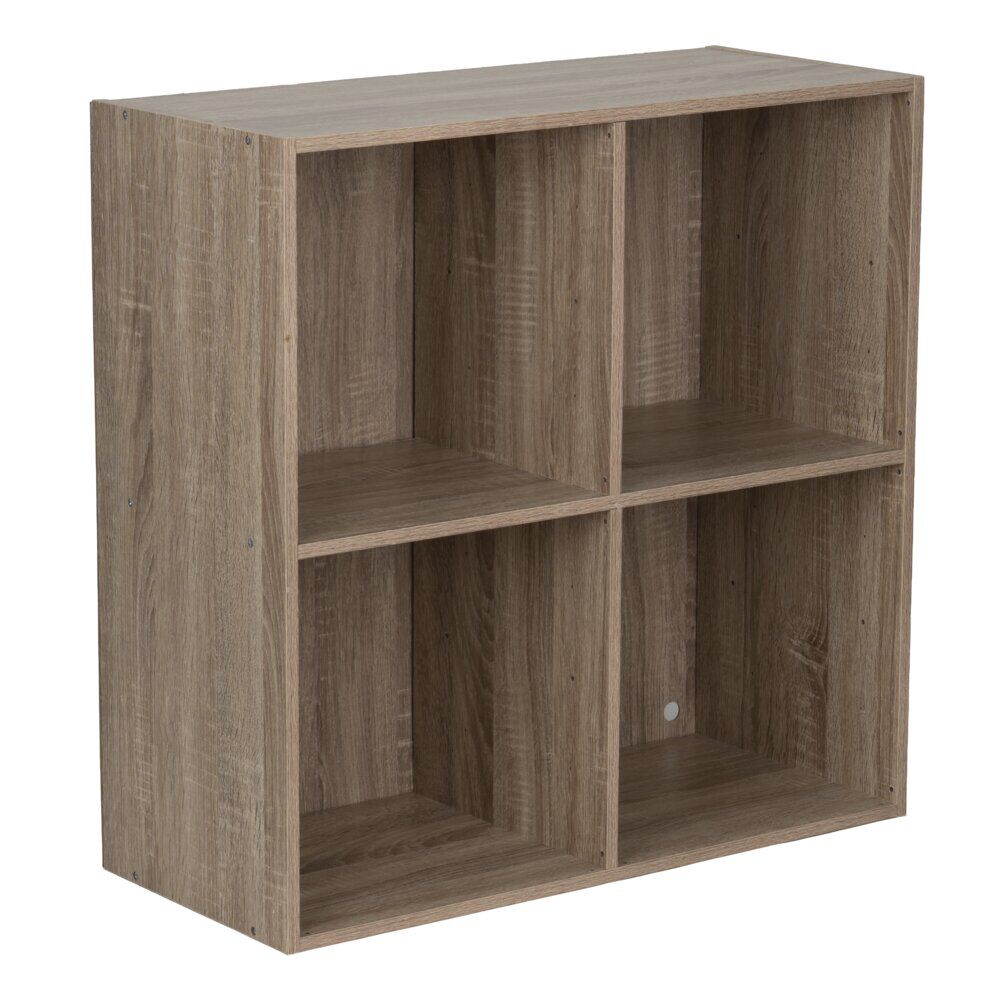 Structure pour Box Cube 4 cases bois blanc 69x30xH69cm