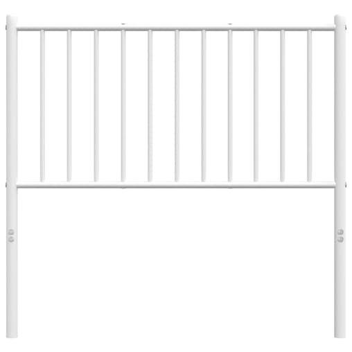 NNEVL Metal Headboard White 90 cm