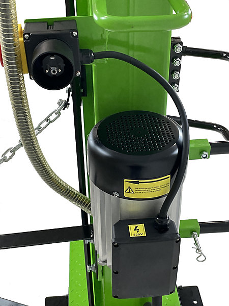Fendeur de bûches vert 10 tonnes électrique 3700w
