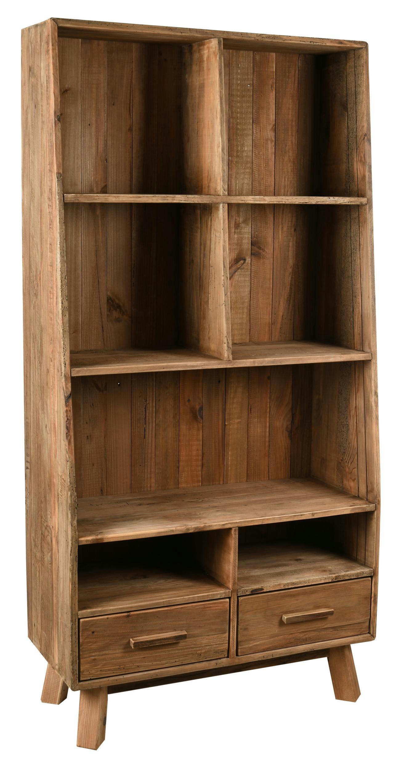 - Étagère en pin recyclé