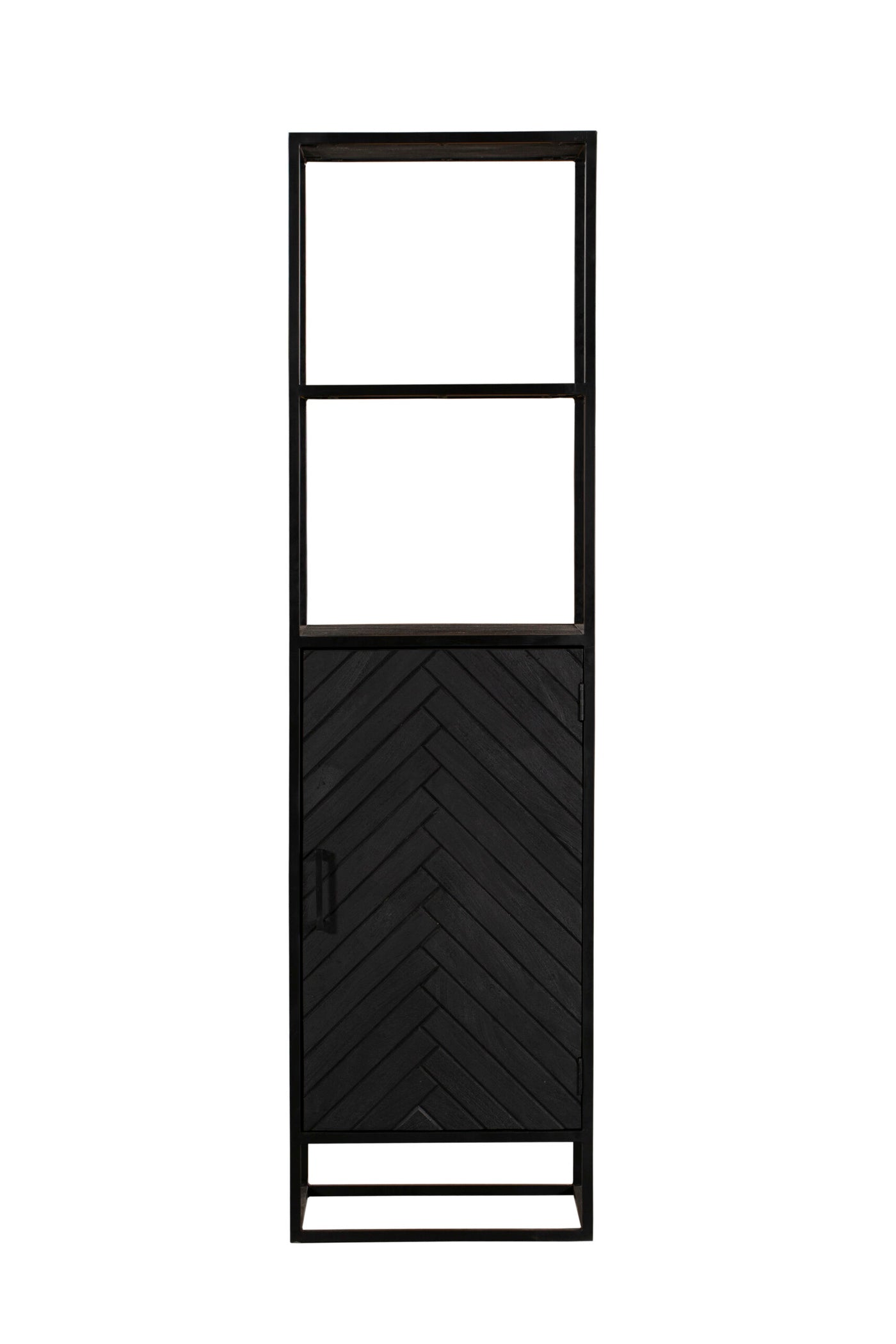 StarFurn Boekenkast New York - Zwart Hout - 55x45x200cm
