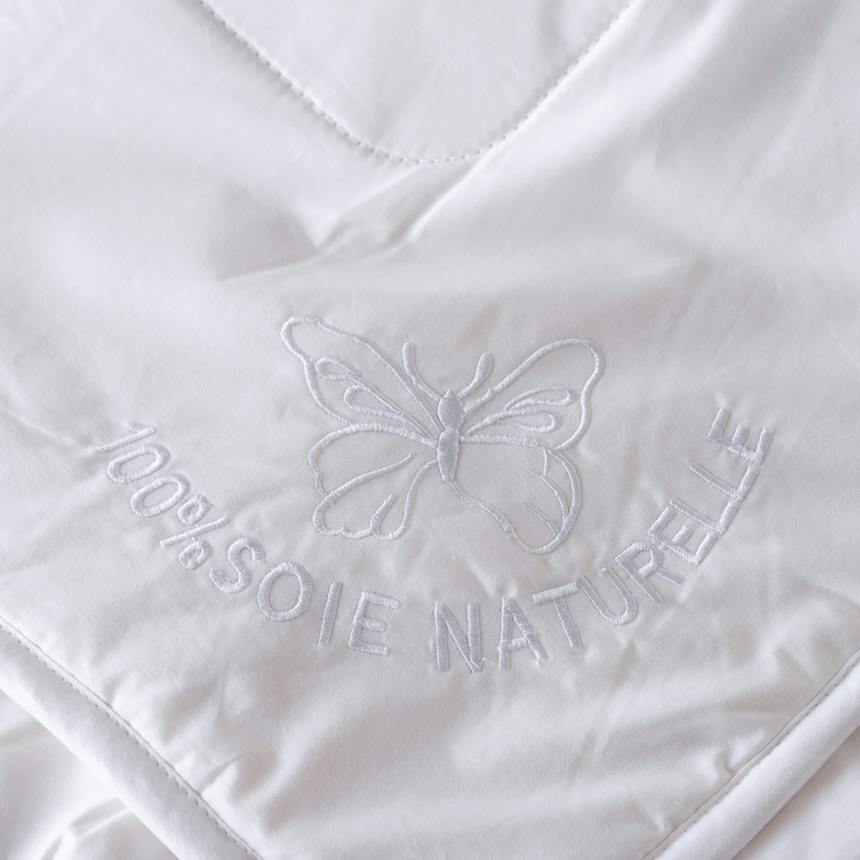 HANOI - Couette 4 saisons soie blanc 200 x 200 cm