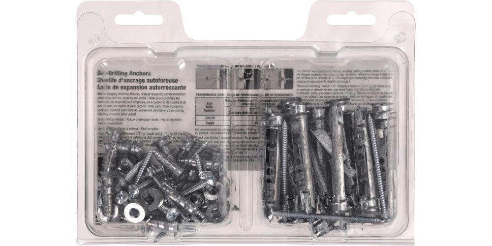 Hillman Zip-It #8 & Zip-Toggle Value Kit, 66-pk