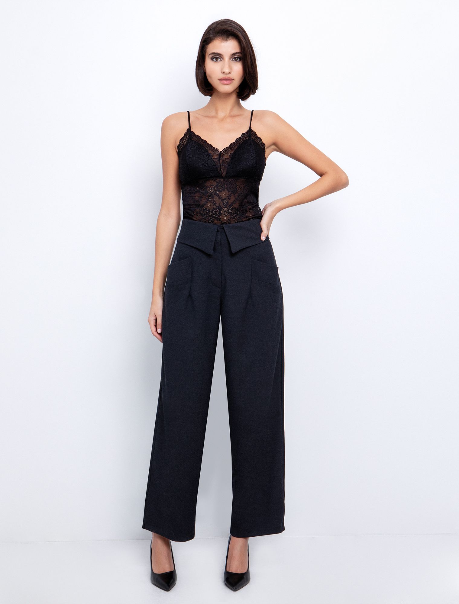 Xmas: Δαντέλα τοπ με cup